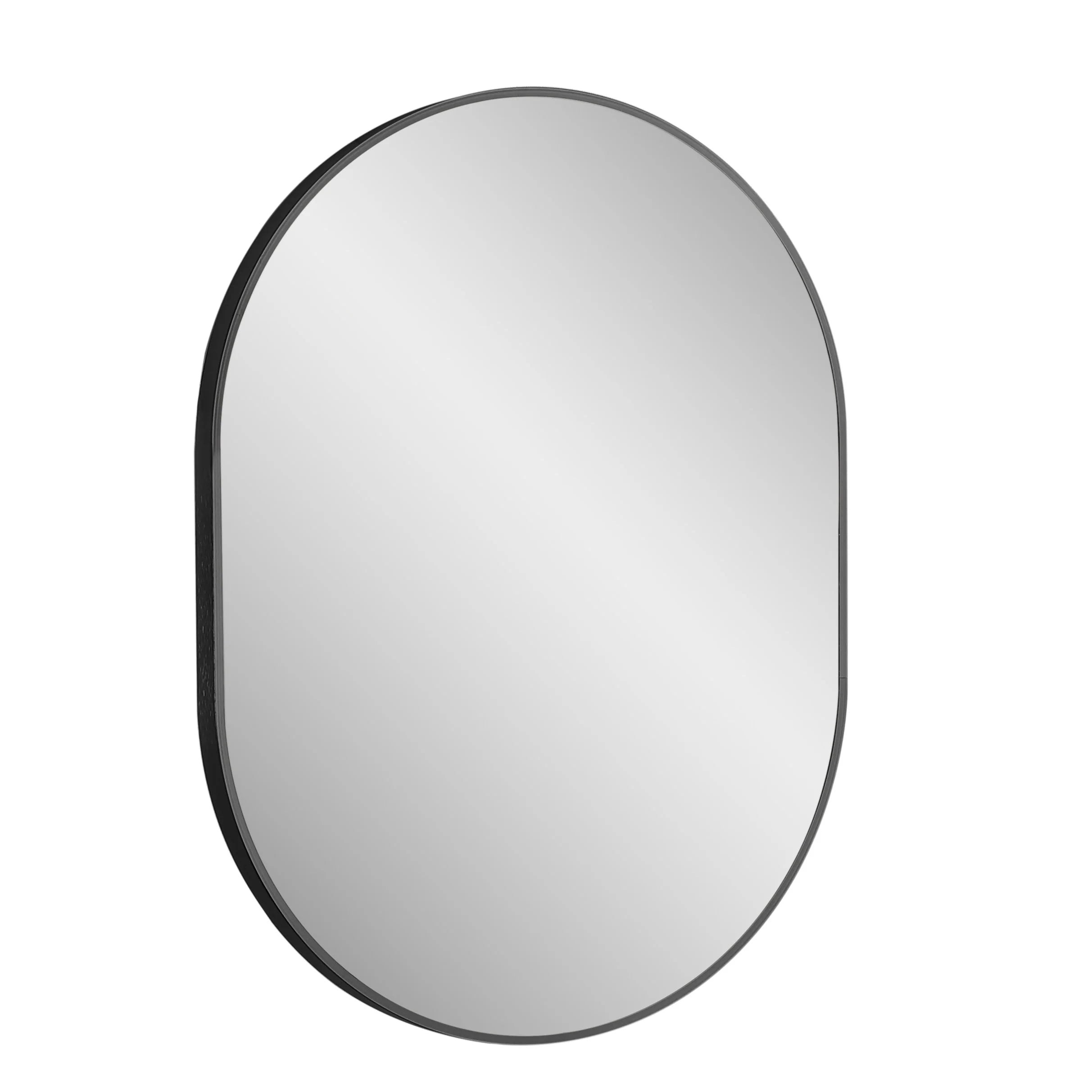 Vera 24" x 32" Oval Vanity Mirror with Metal Frame