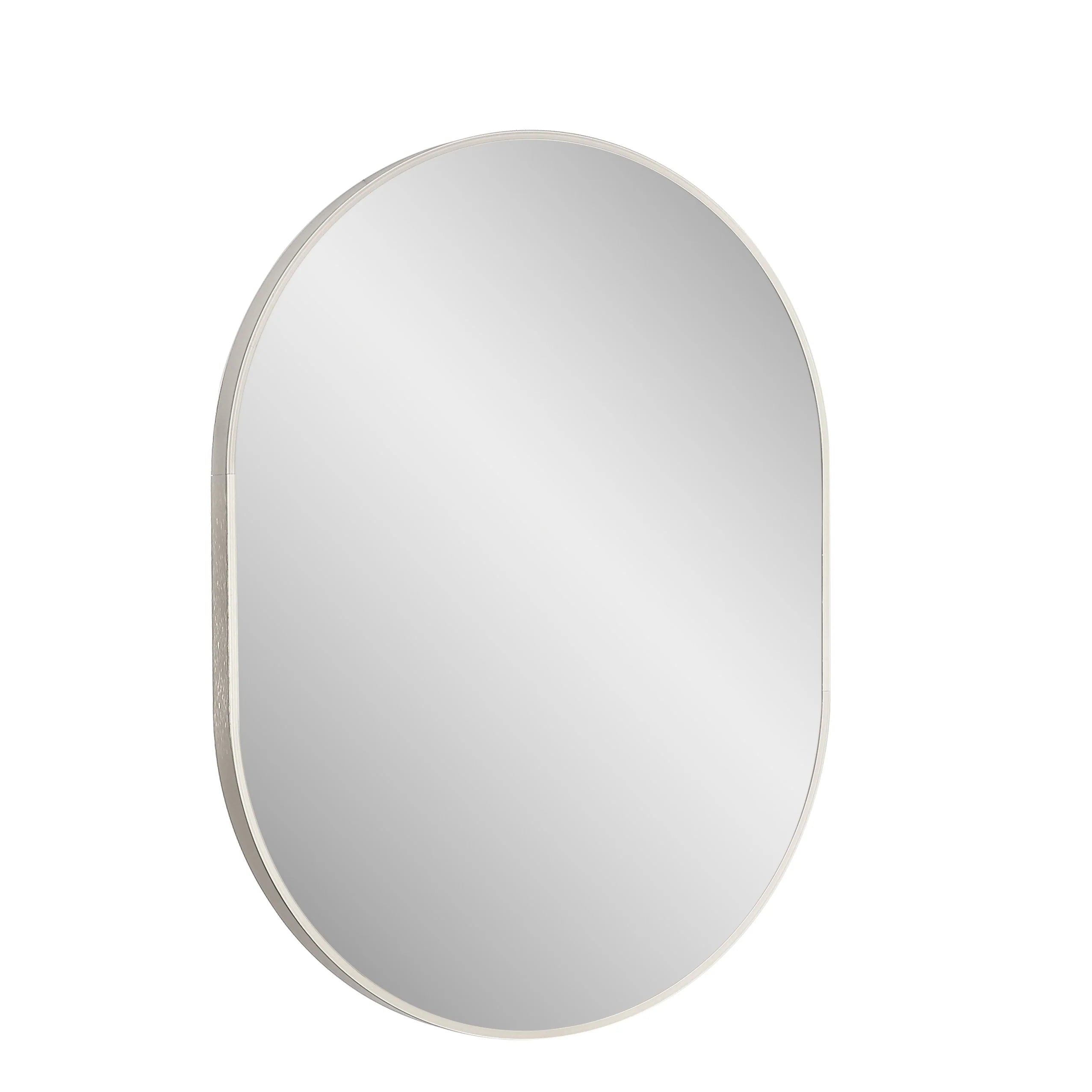 Vera 24" x 32" Oval Vanity Mirror with Metal Frame