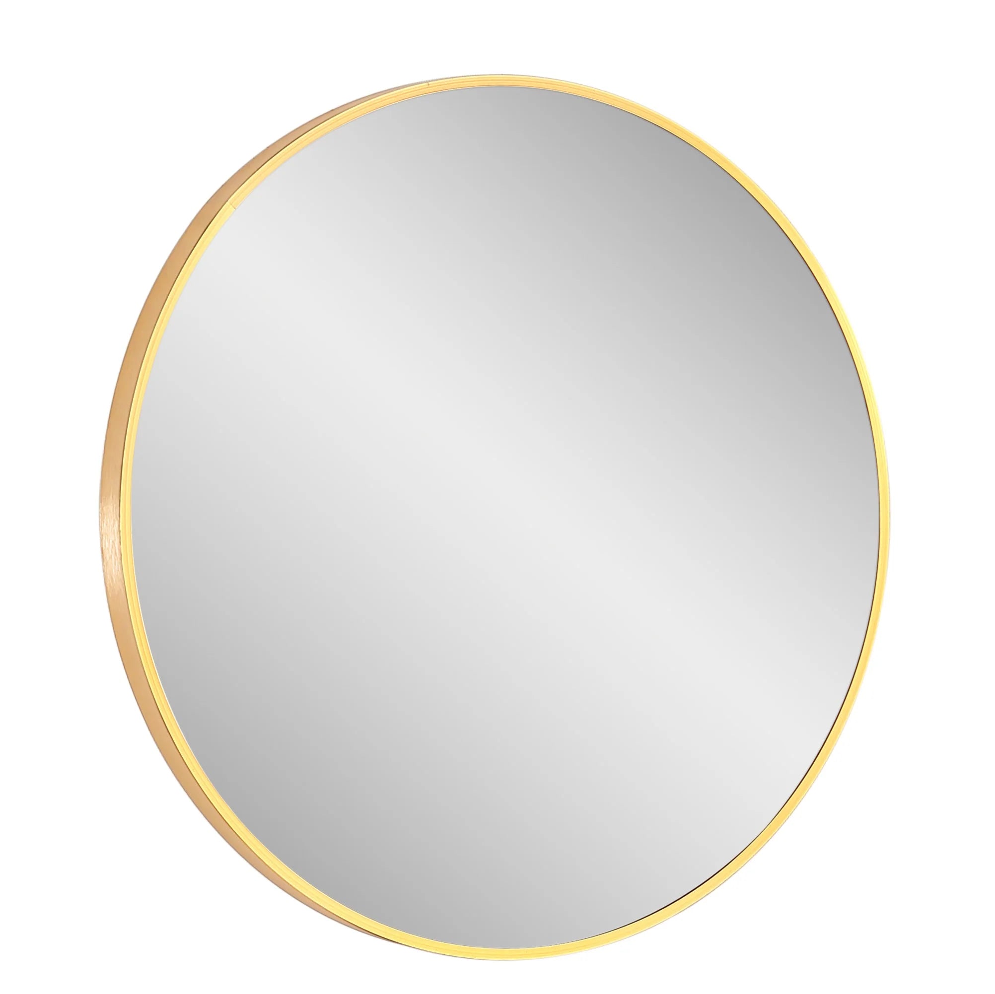 Vera 28" x 28" Round Vanity Mirror with Stainless Steel Frame