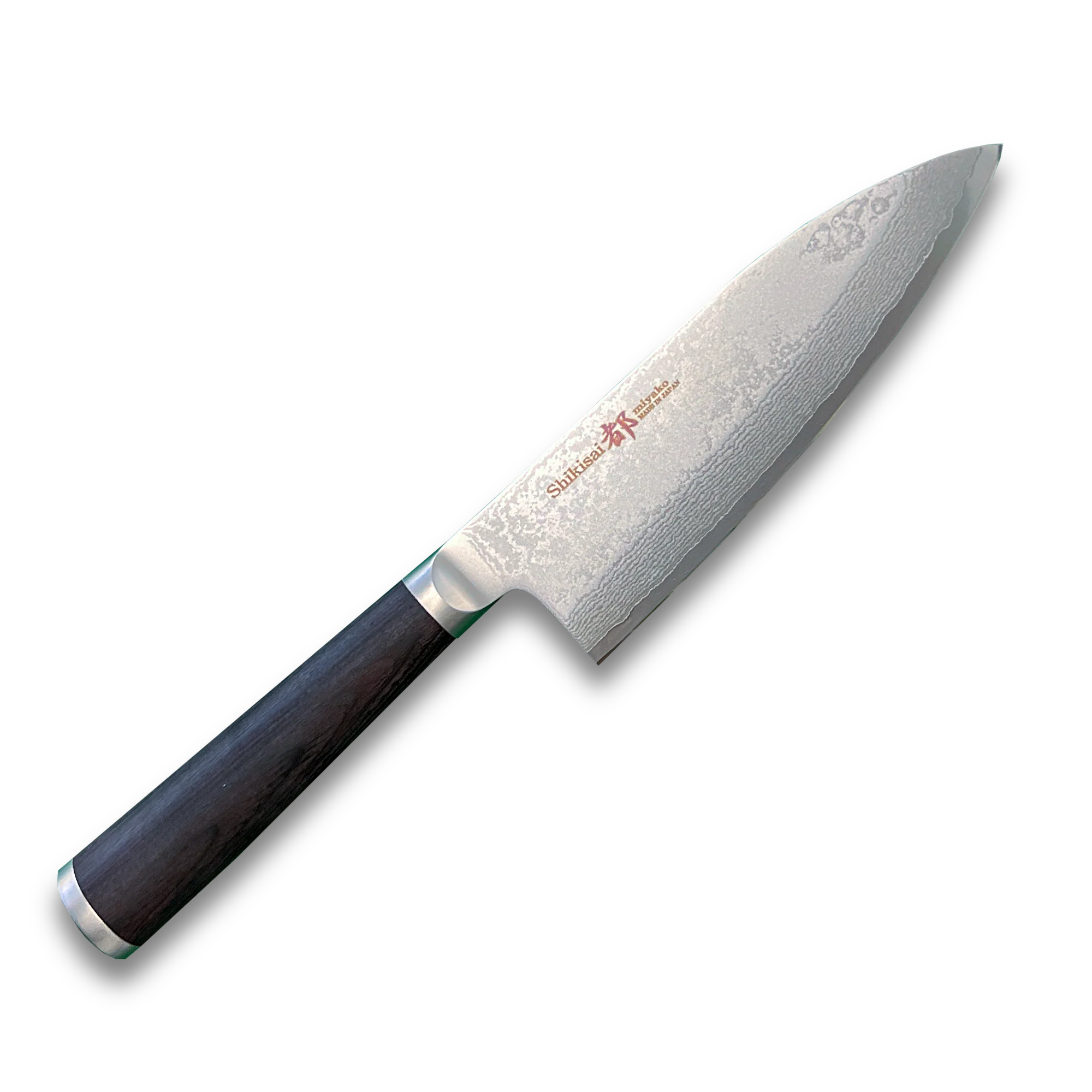 Miyako SUS 165mm Deba Knife Right Hand | 33 Layer Damascus Steel Blade  – Made in Japan 