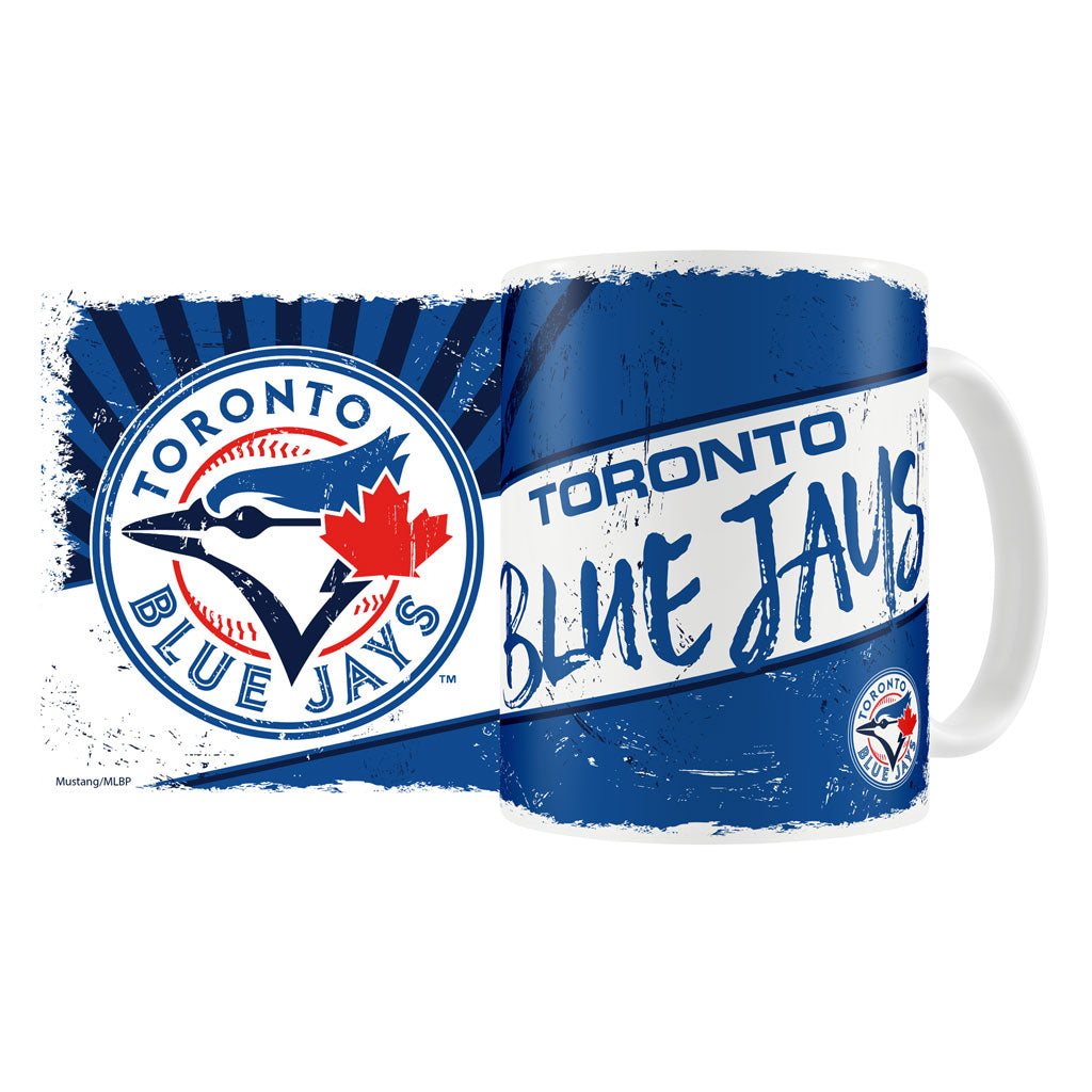 Toronto Blue Jays Mug & Coaster Set - 2 Pack 15oz Mugs | 8 Pack Coasters 
