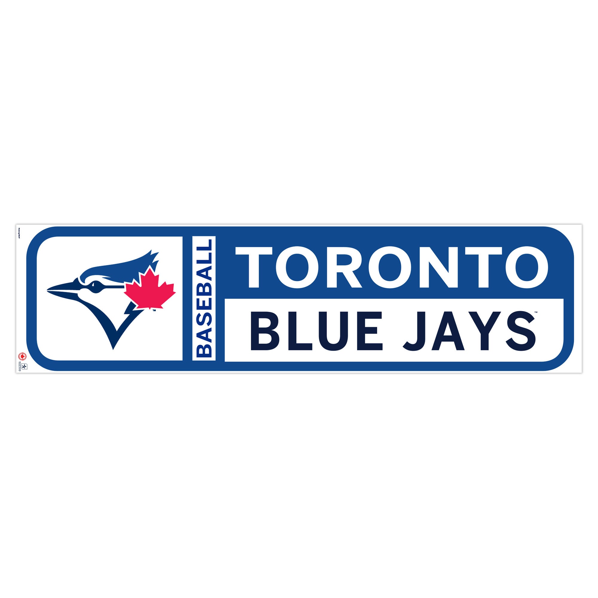 Toronto Blue Jays 90x23 Team Repositional Wall Decal Design 56 
