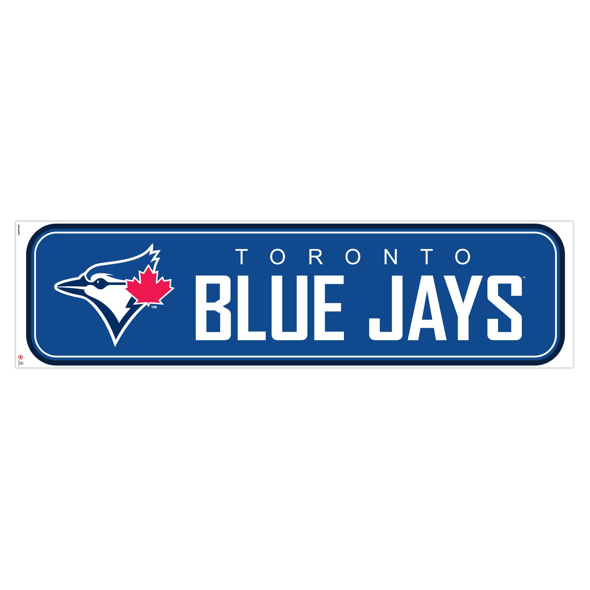 Toronto Blue Jays 90x23 Team Repositional Wall Decal - Long Design 
