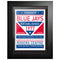 Toronto Blue Jays 12x16 Dual Tone Framed Artwork