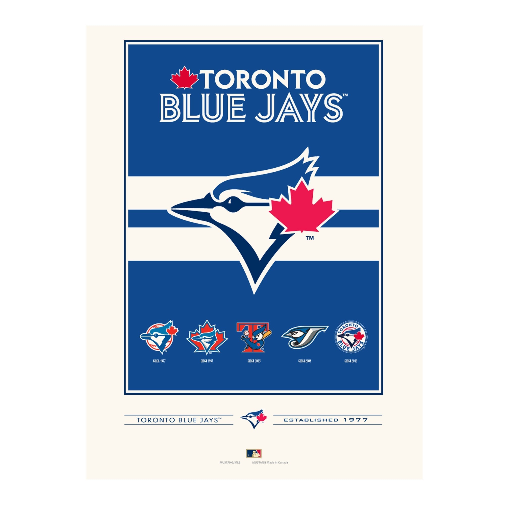Toronto Blue Jays 12x16 Team Tradition Print 