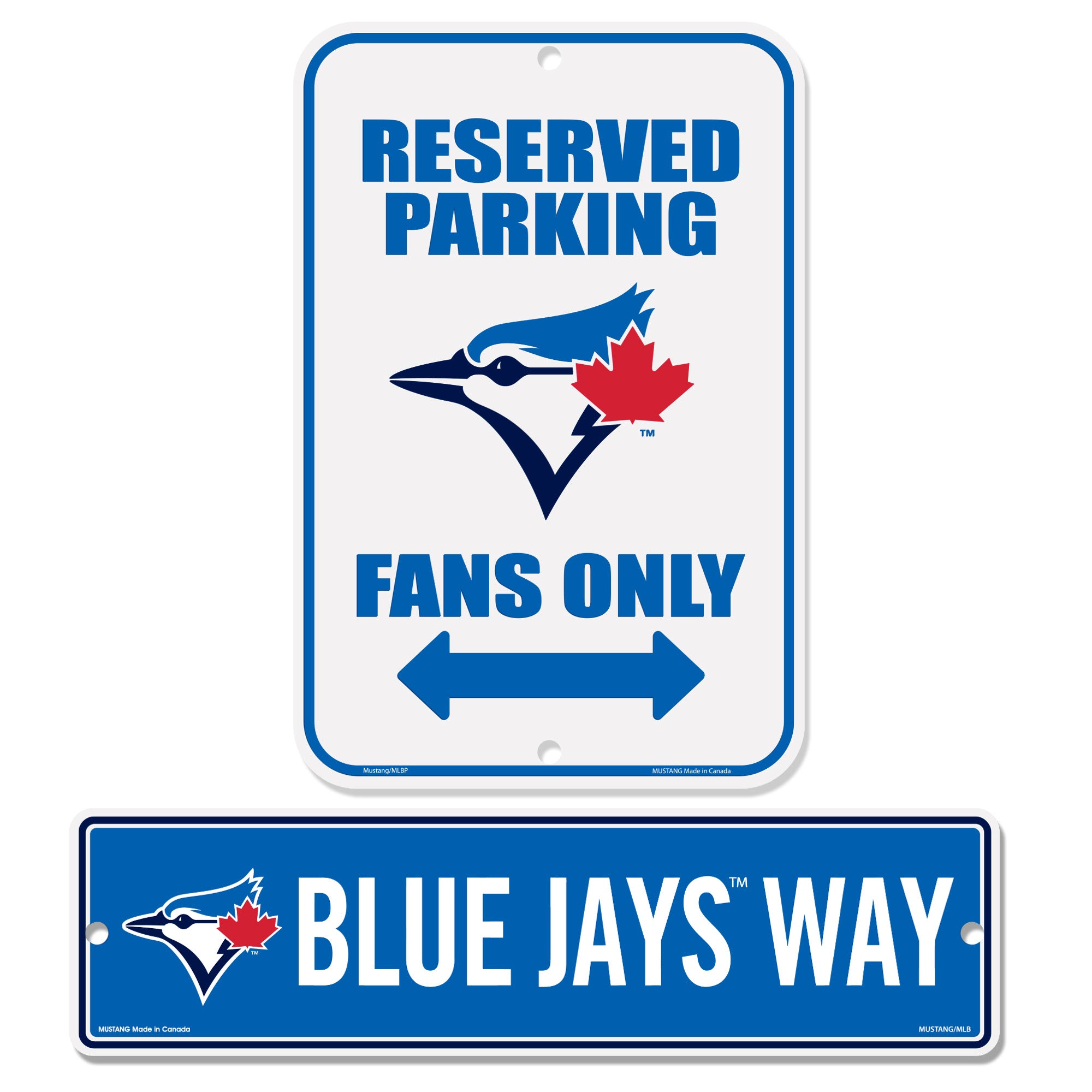 Toronto Blue Jays Signs - 2 Pack Parking & Street Set 
