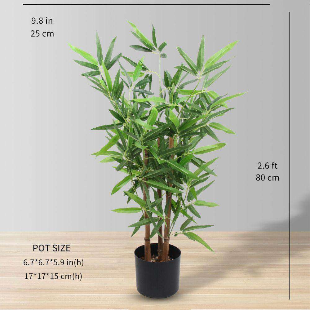 Mosi Artificial Korea Bamboo Potted Plant 31'' 