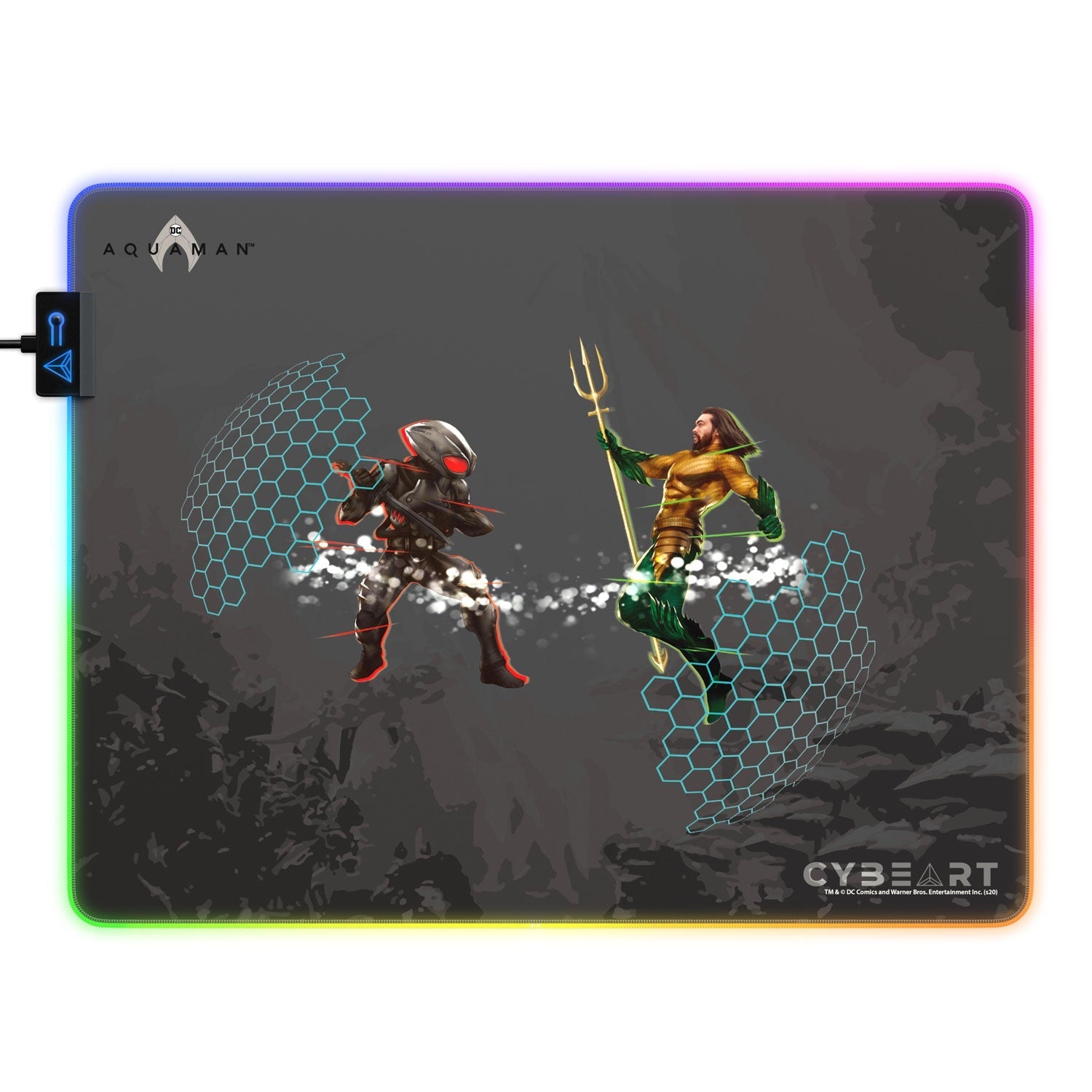 Aquaman Vs. Black Manta Gaming Mouse Pad 