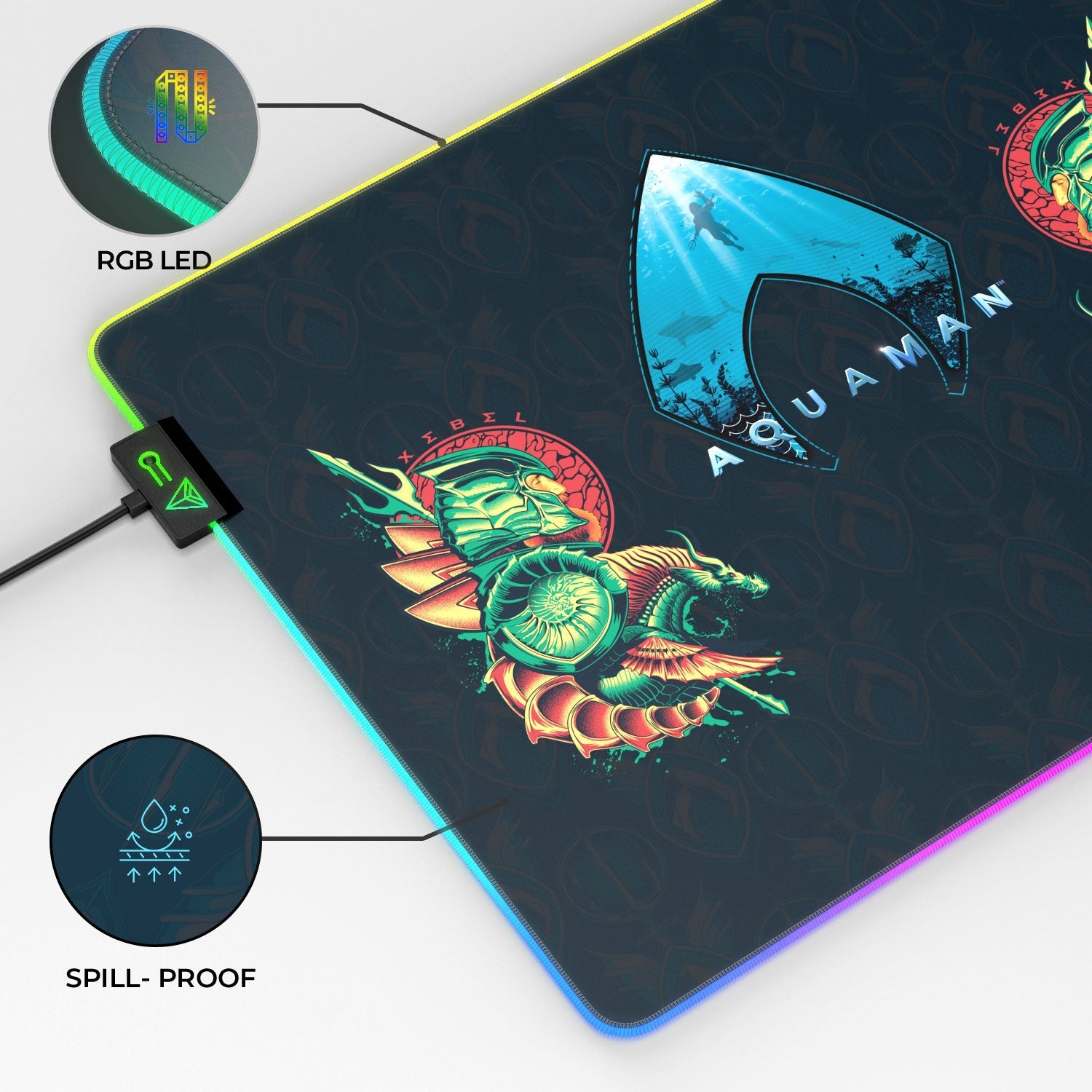 Aquaman - XEBEL Kingdom Gaming Mouse Pad 