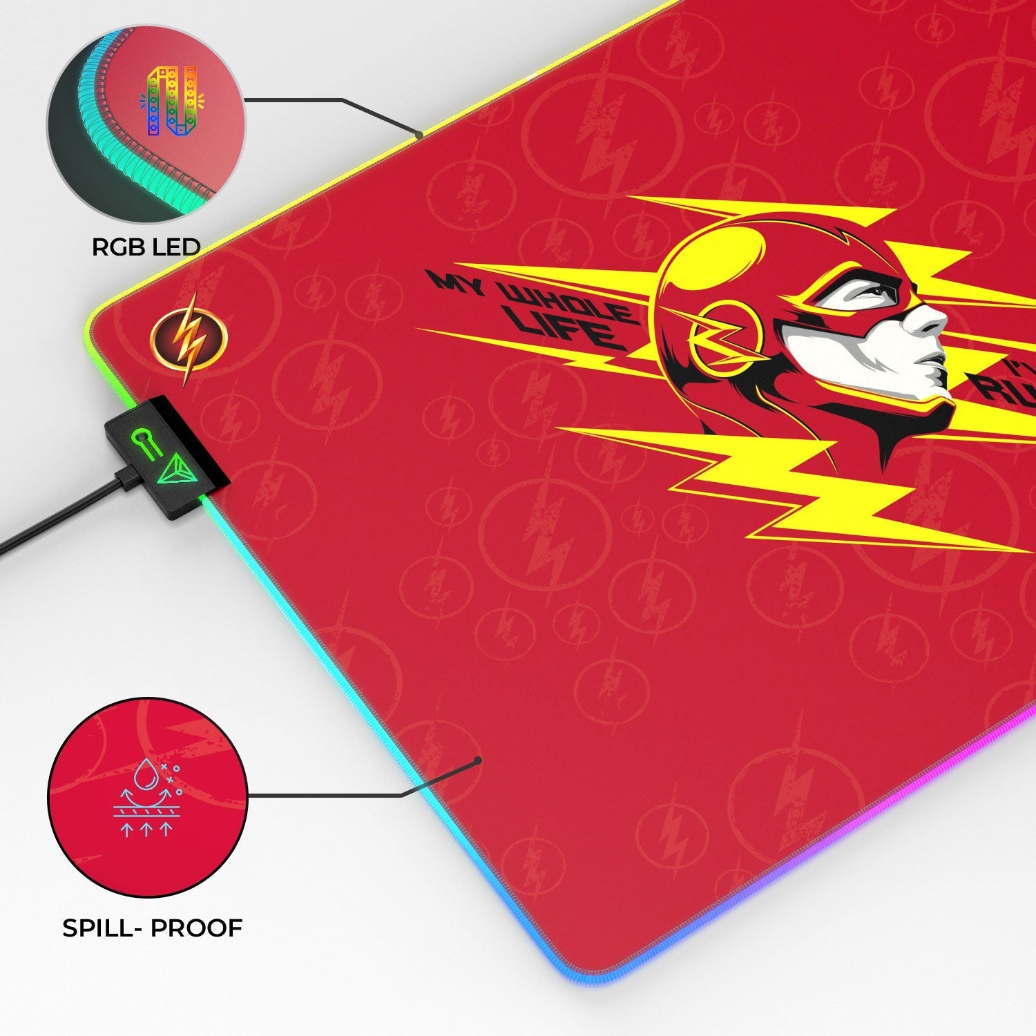 The FLASH Gaming Mouse Pad 