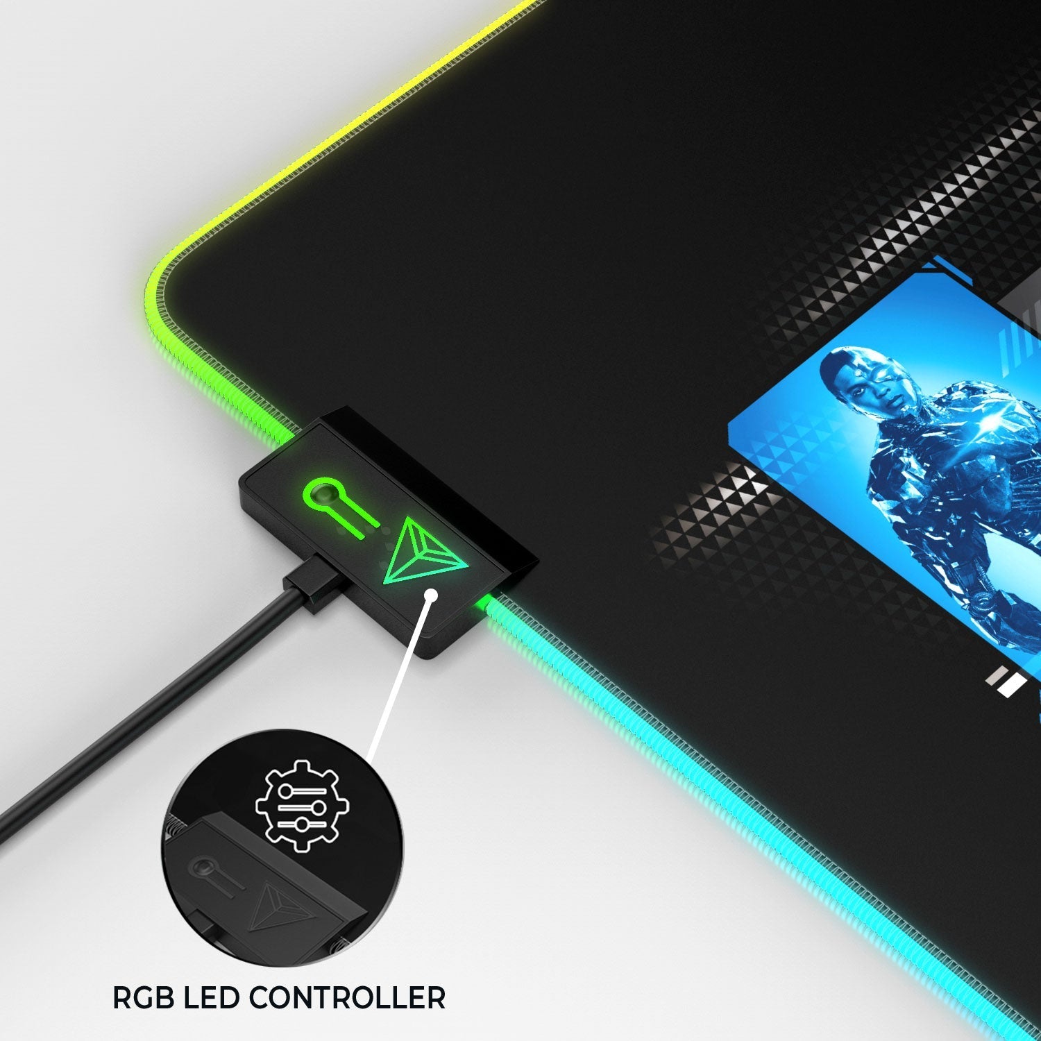 Justice League - Character Portraits Gaming Mouse Pad 