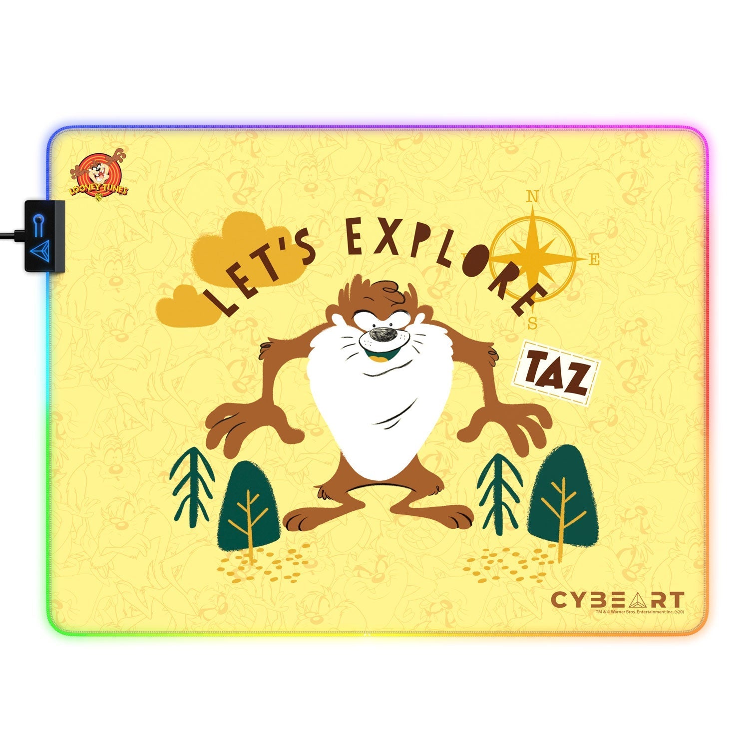 TAZ - The Tasmanian Devil Gaming Mouse Pad 
