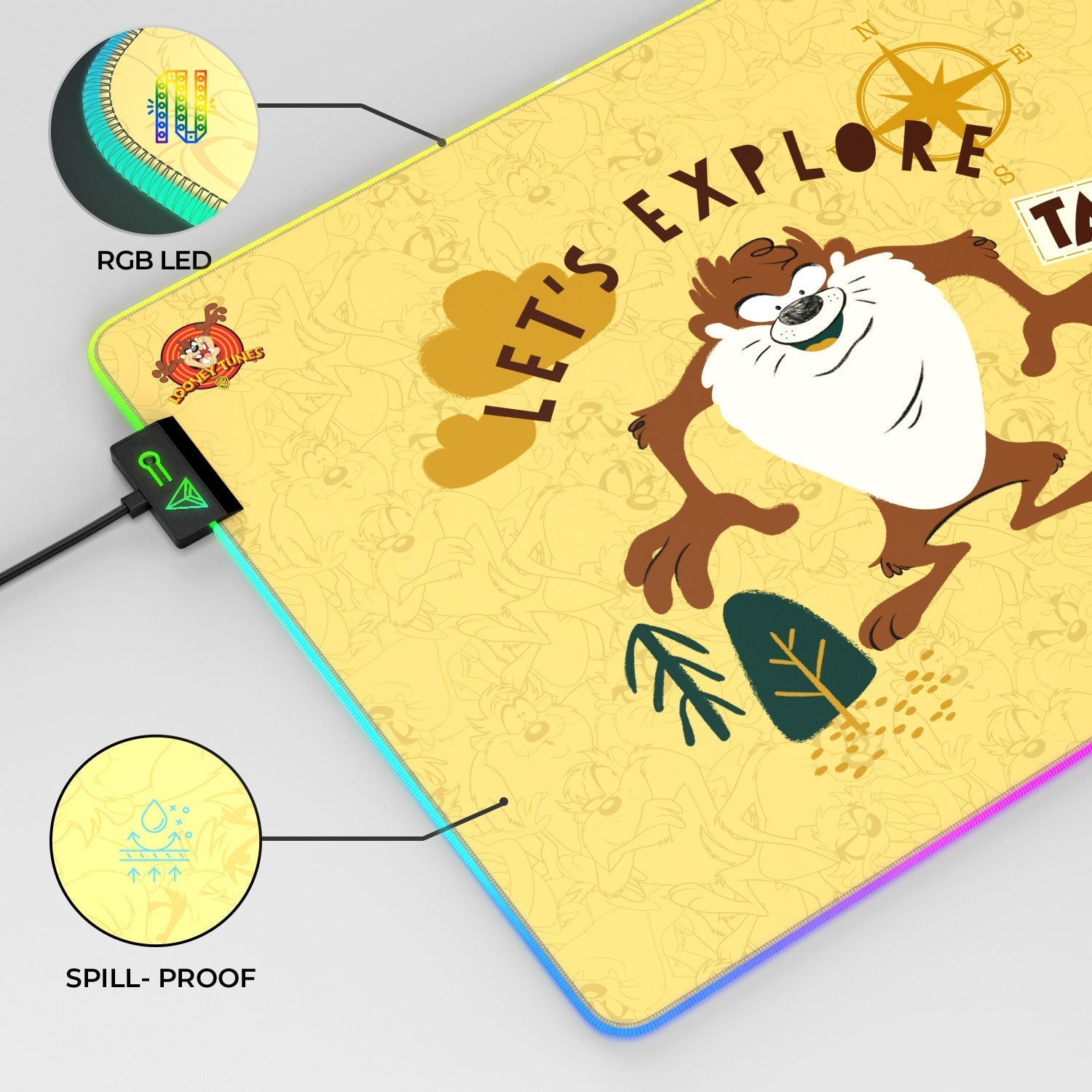 TAZ - The Tasmanian Devil Gaming Mouse Pad 