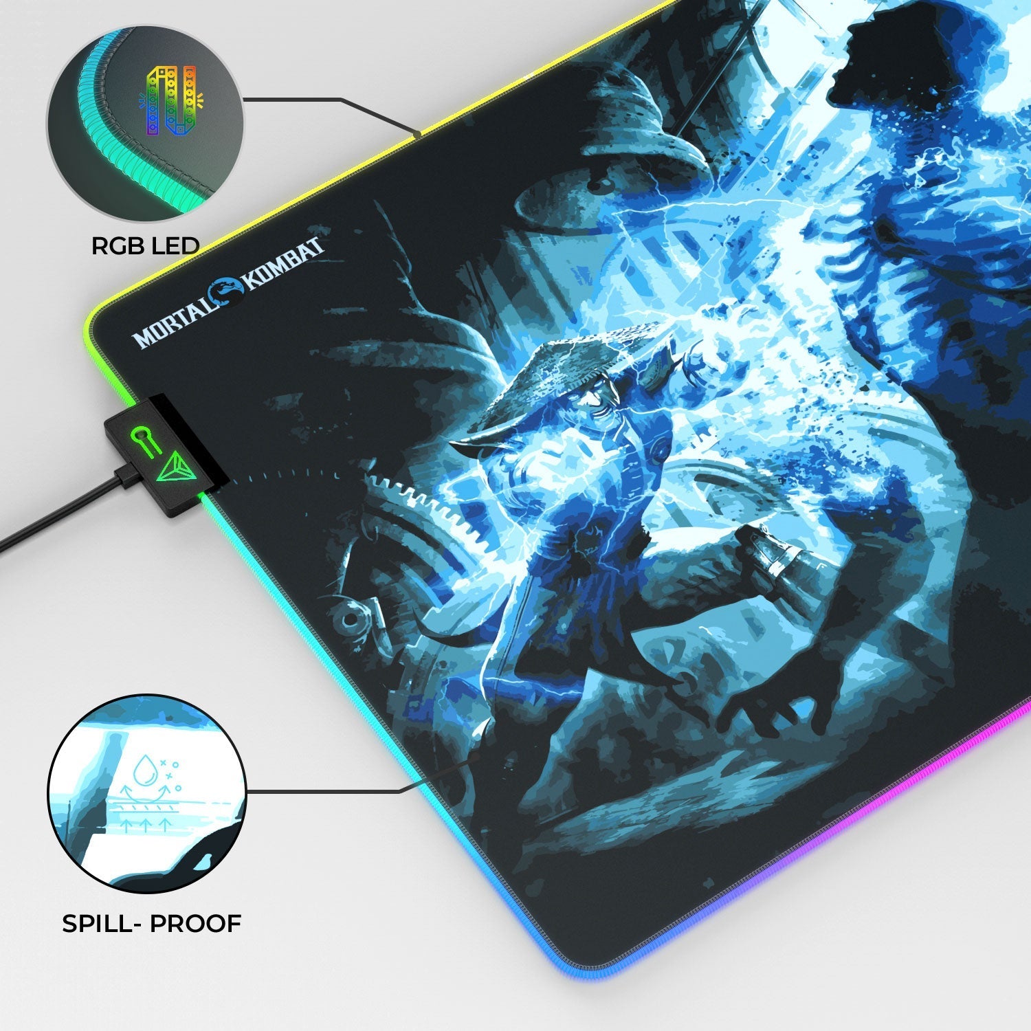 Mortal Kombat - RAIDEN Gaming Mouse Pad 