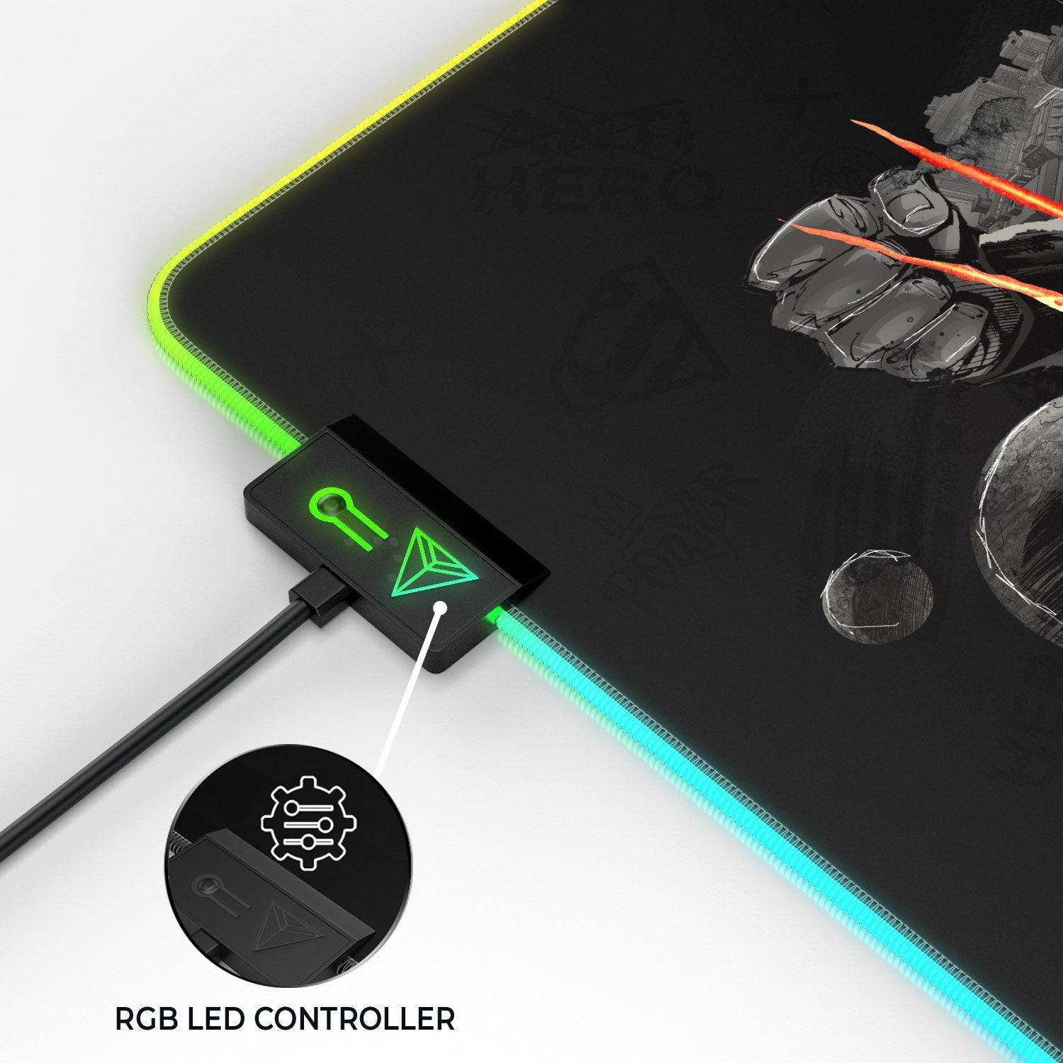 Superman Shield Emblem Gaming Mouse Pad 