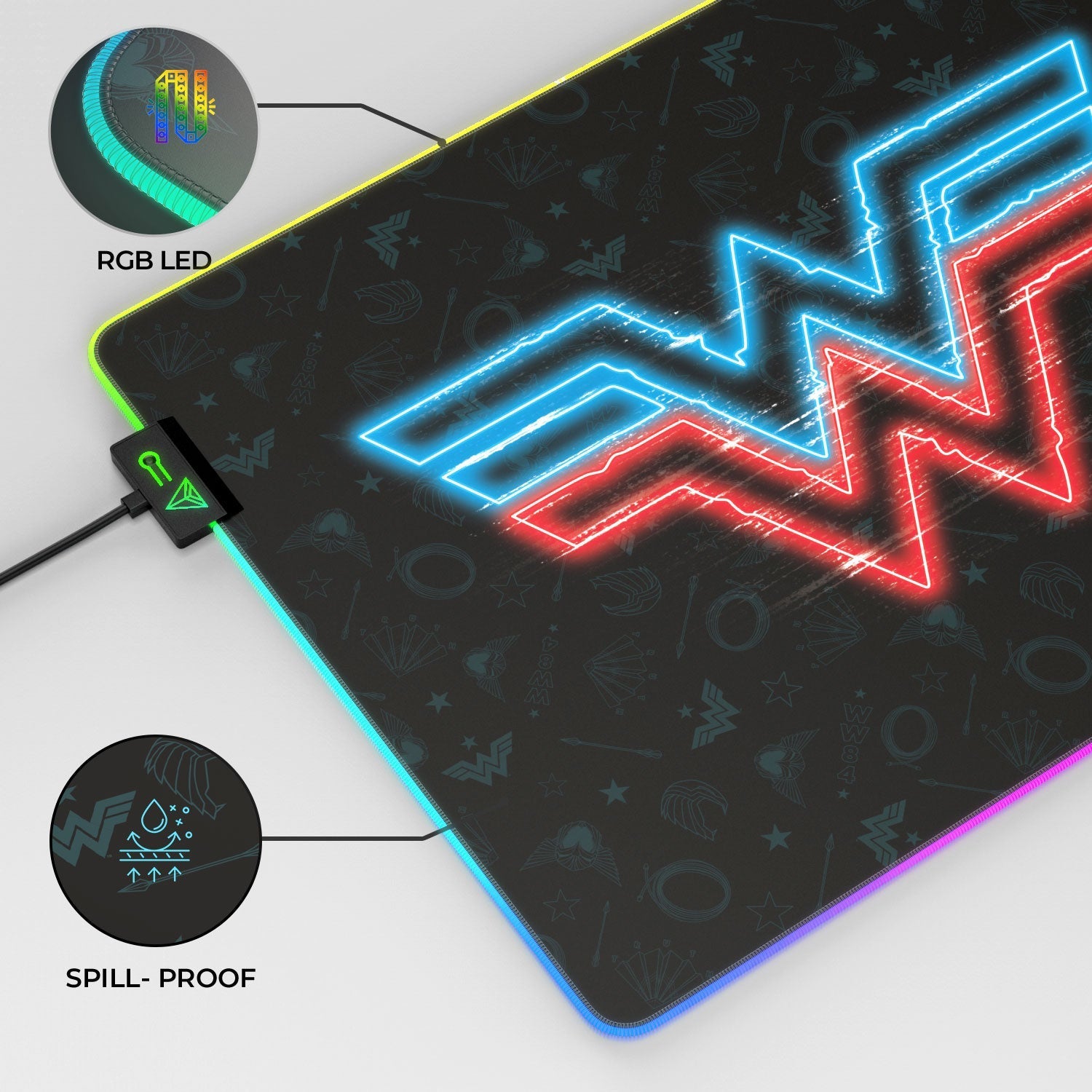 Wonder Woman - Electrified Gaming Mouse Pad 