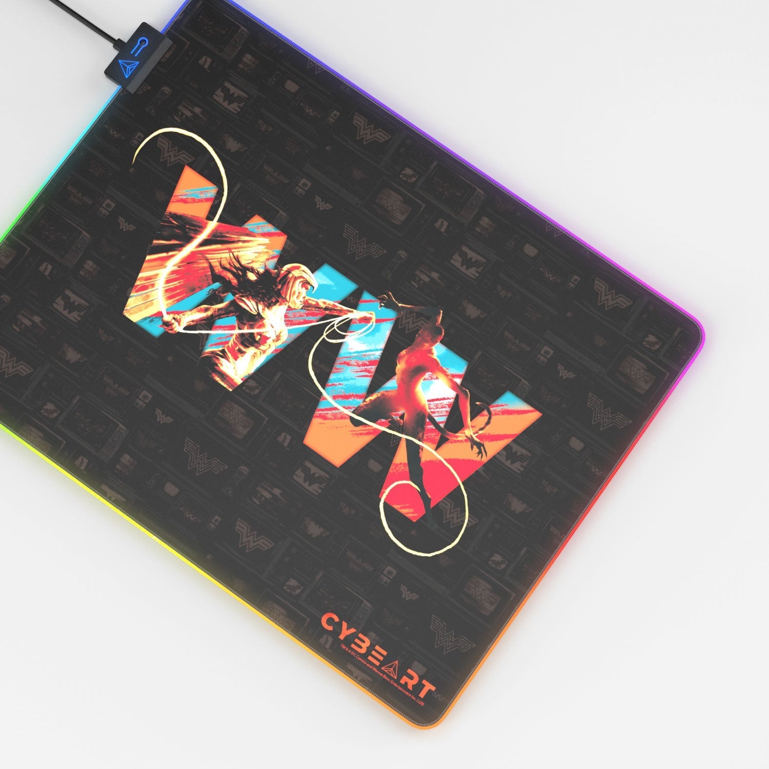Wonder Woman Vs. Cheetah Gaming Mouse Pad 
