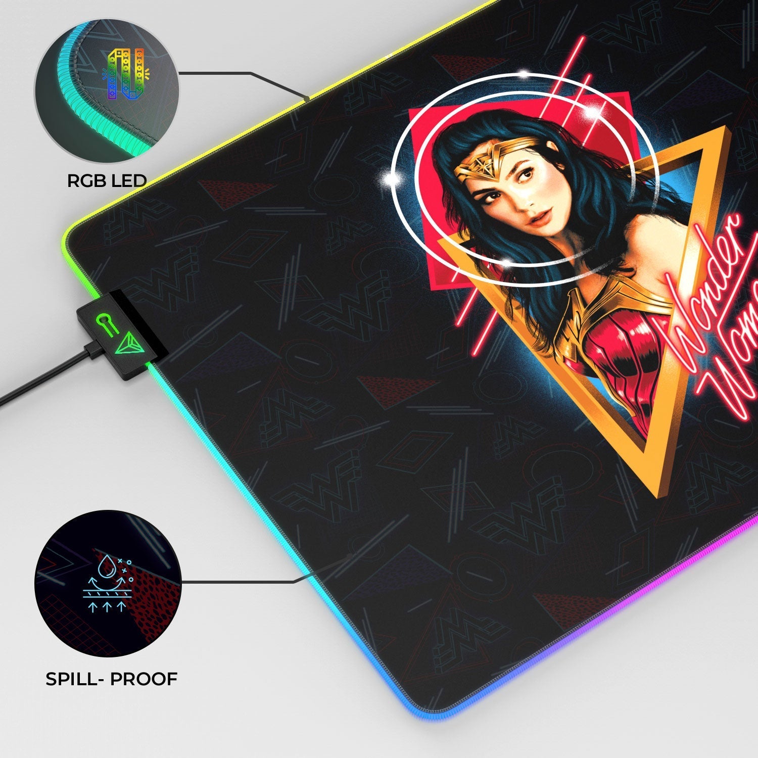 Wonder Woman - Portrait Gaming Mouse Pad 
