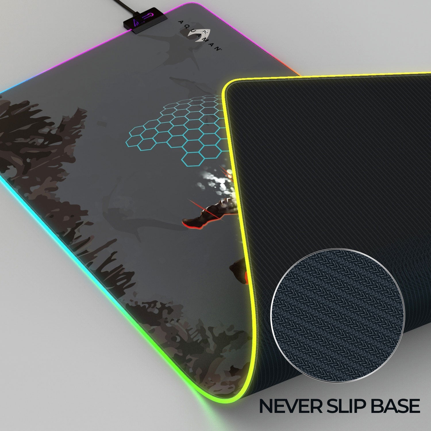 Aquaman Vs. Black Manta Gaming Mouse Pad 