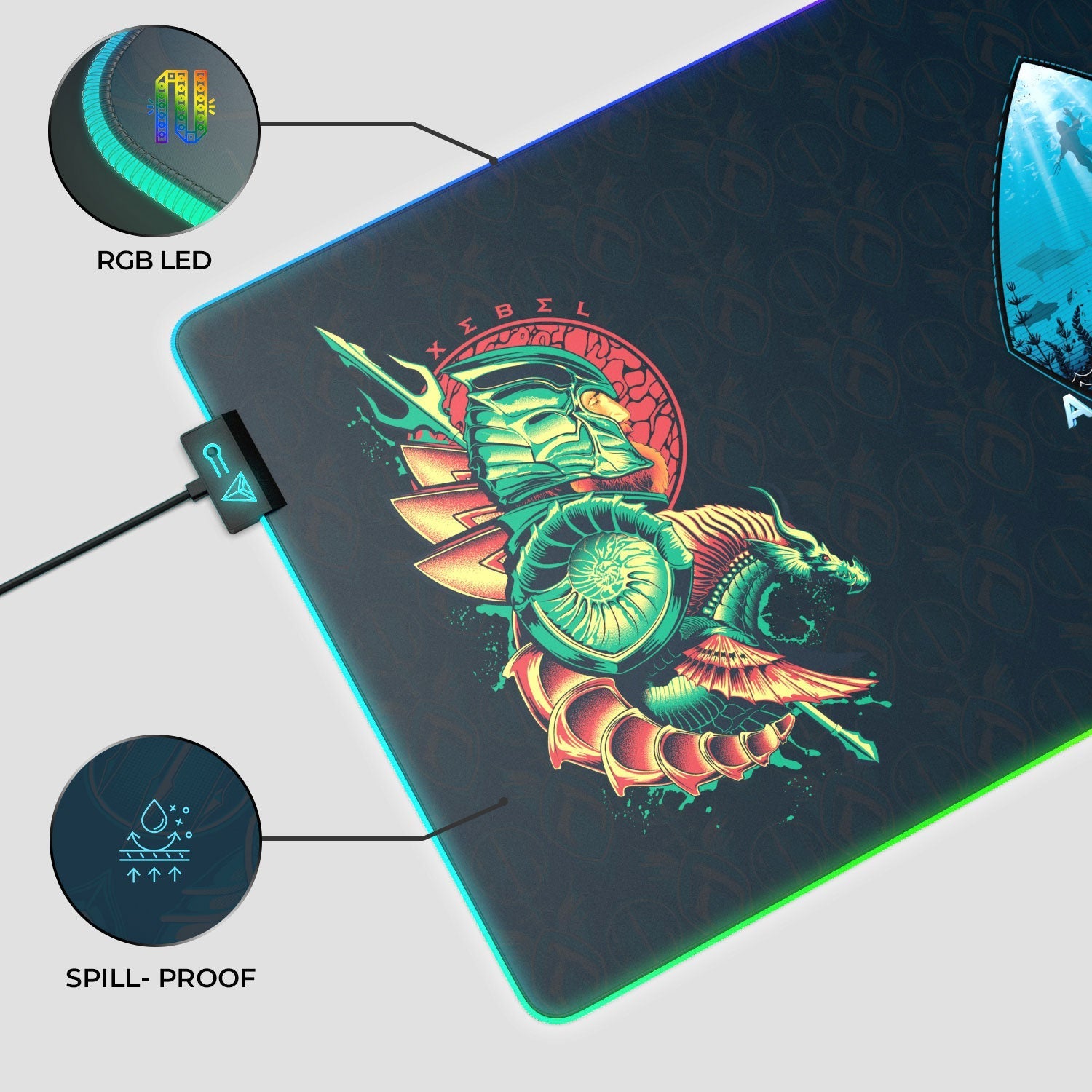 Aquaman - XEBEL Kingdom Gaming Mouse Pad 