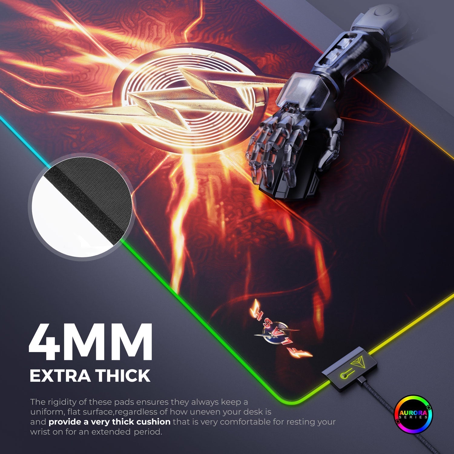 The Flash Gaming Mouse Pad 