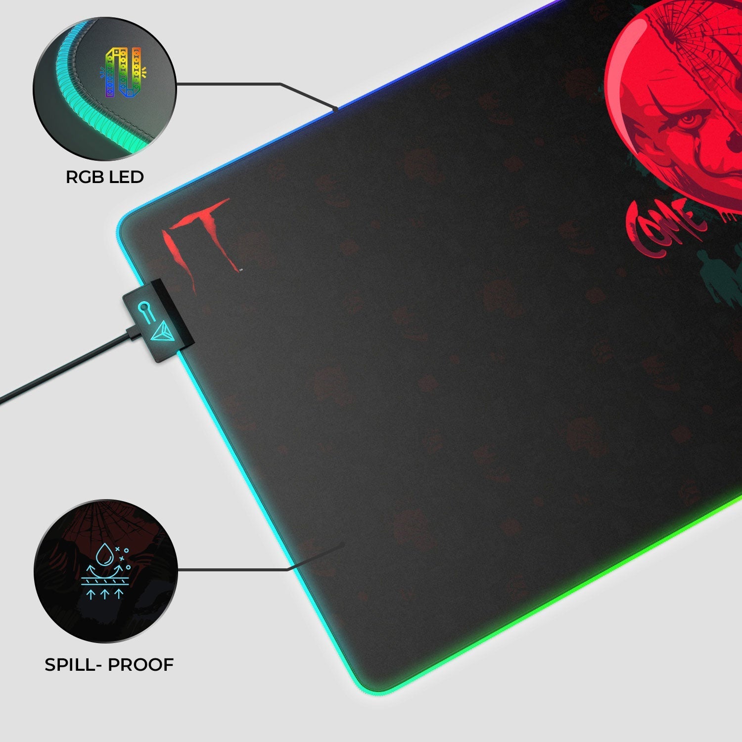 IT - COME HOME Gaming Mouse Pad 