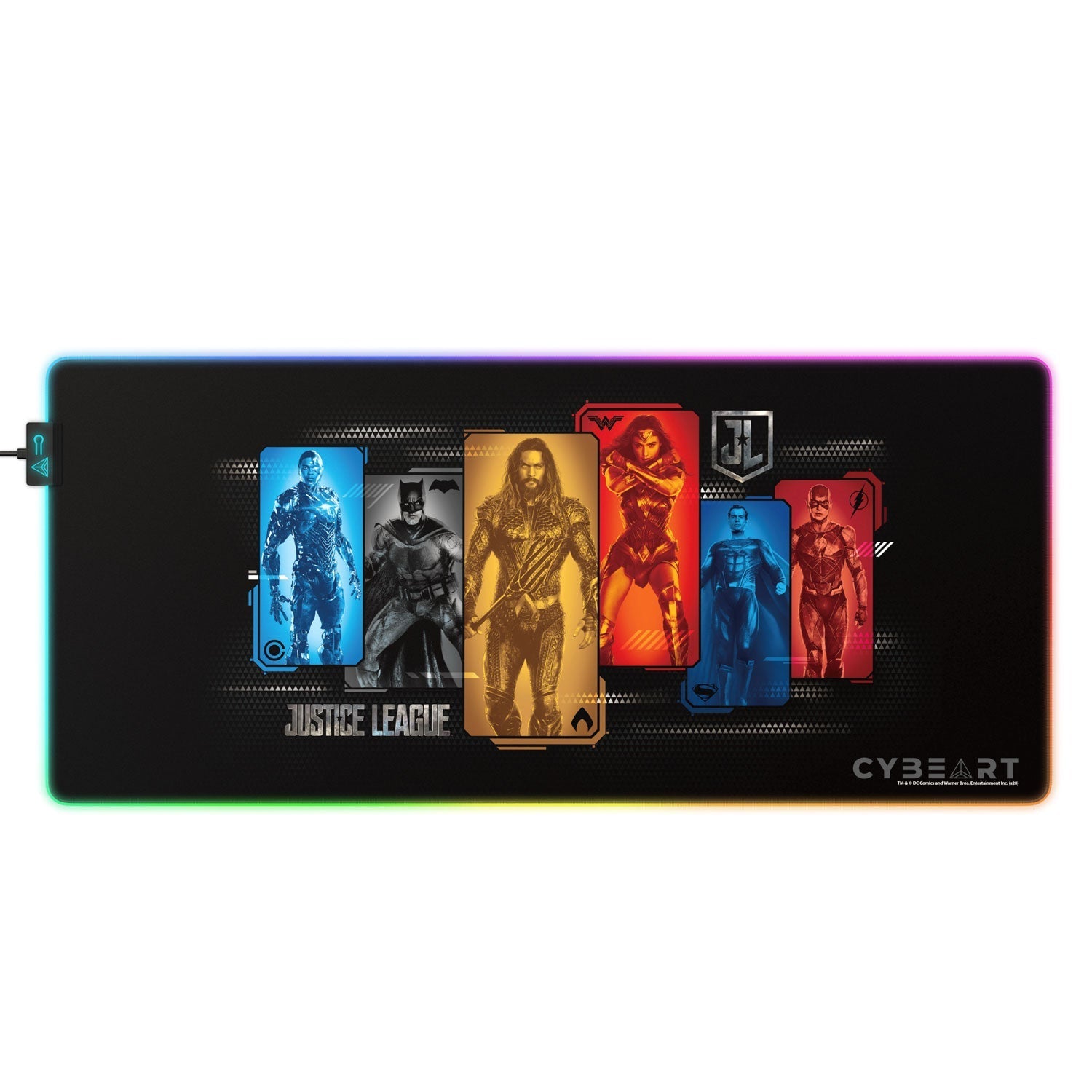 Justice League - Character Portraits Gaming Mouse Pad 