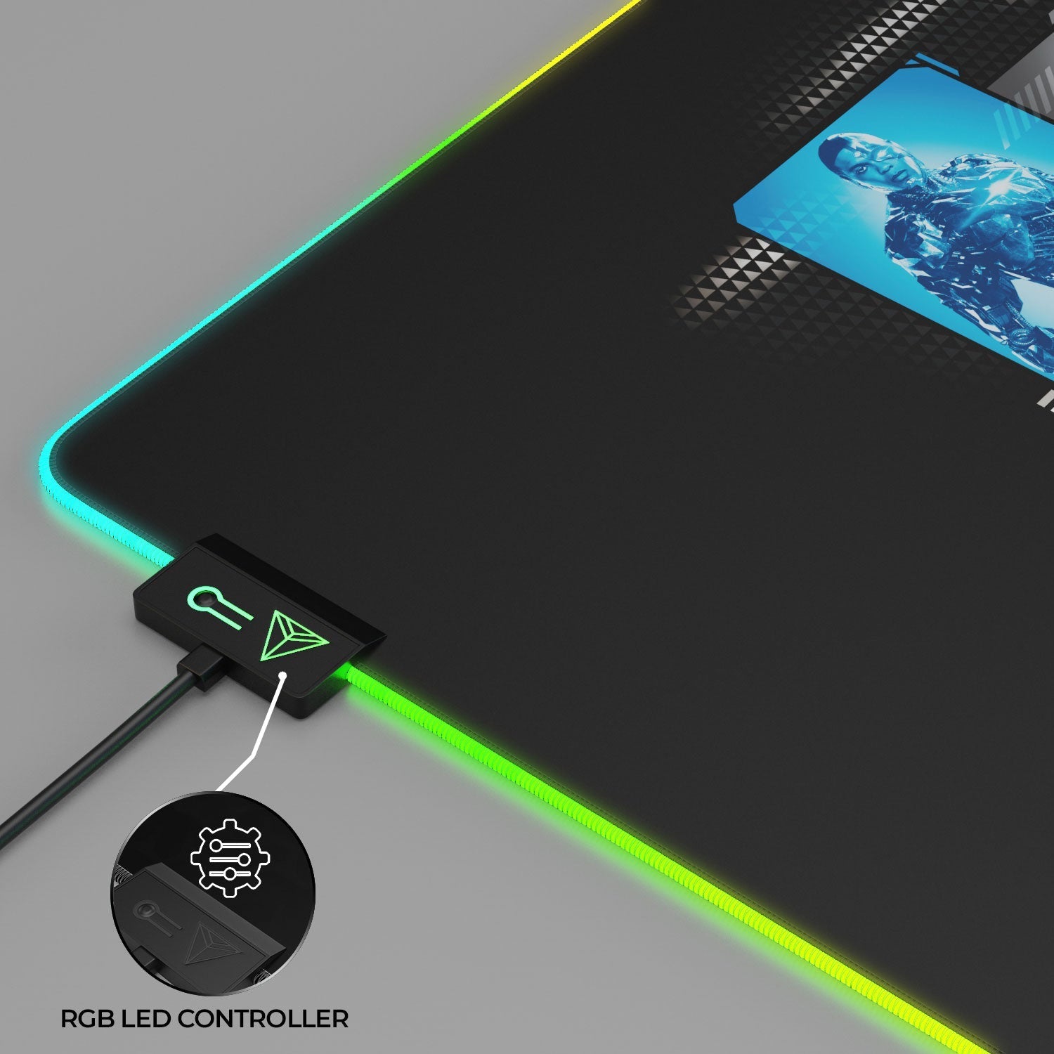 Justice League - Character Portraits Gaming Mouse Pad 