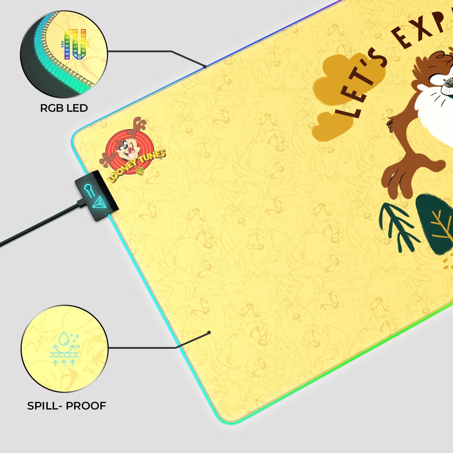 TAZ - The Tasmanian Devil Gaming Mouse Pad 