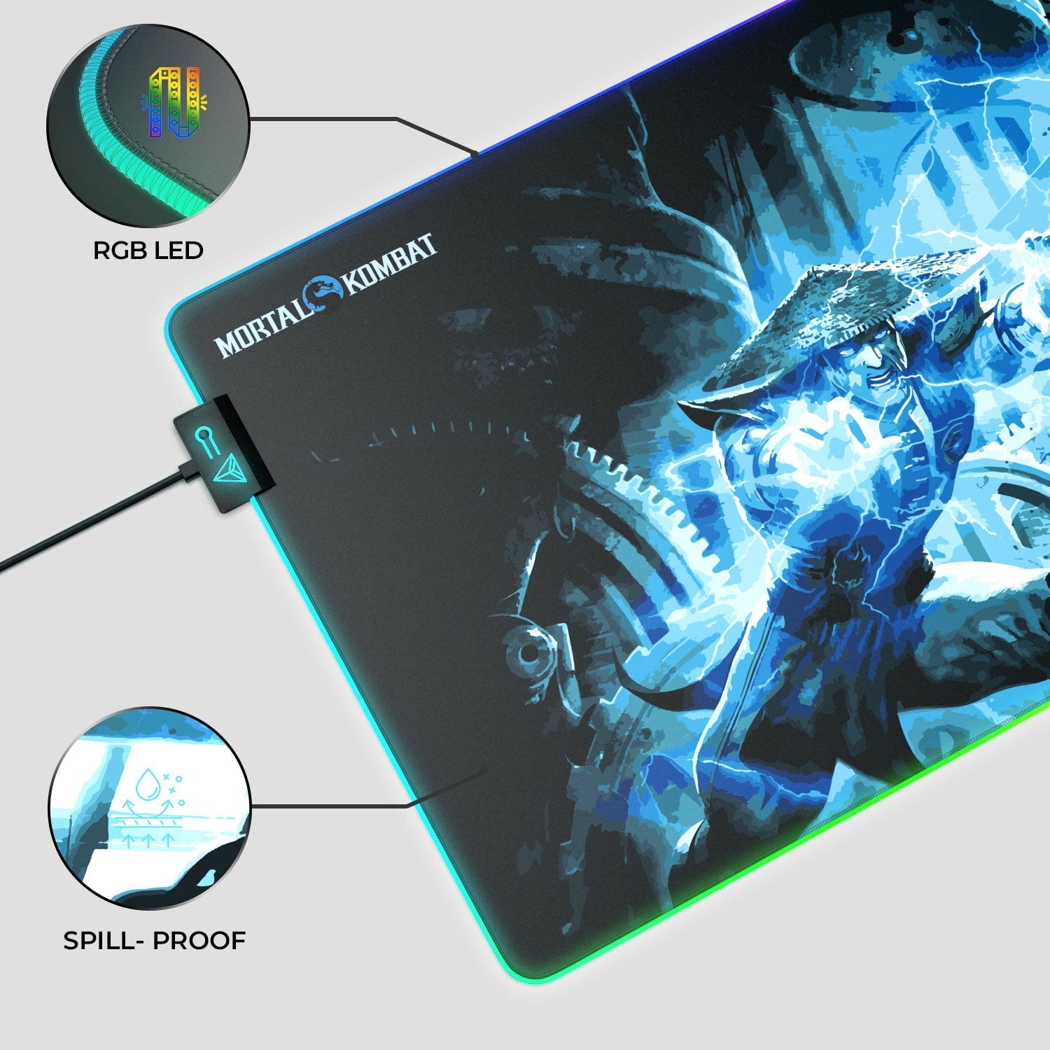 Mortal Kombat - RAIDEN Gaming Mouse Pad 