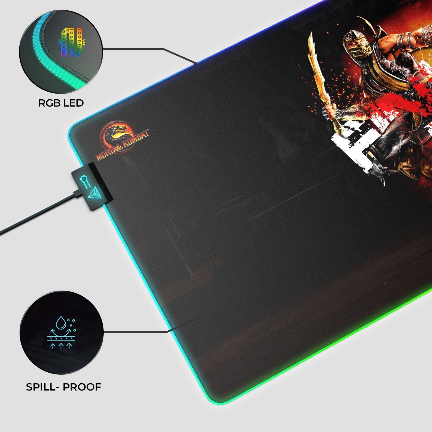 Mortal Kombat - FINISH HIM Gaming Mouse Pad 