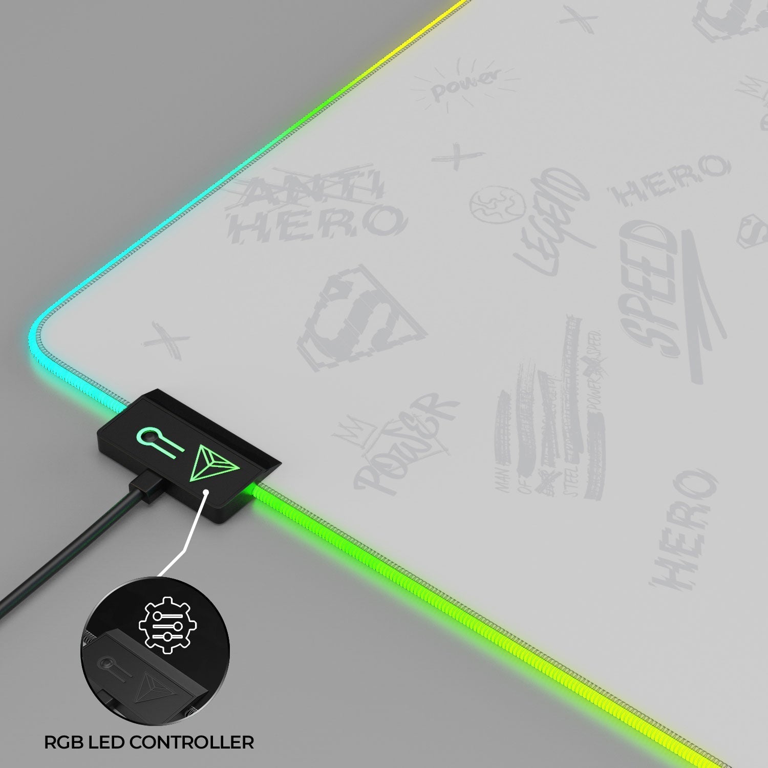 Superman - Truth Honor Courage Gaming Mouse Pad 