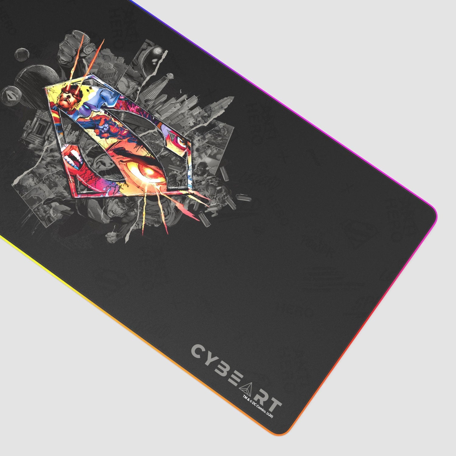 Superman Shield Emblem Gaming Mouse Pad 