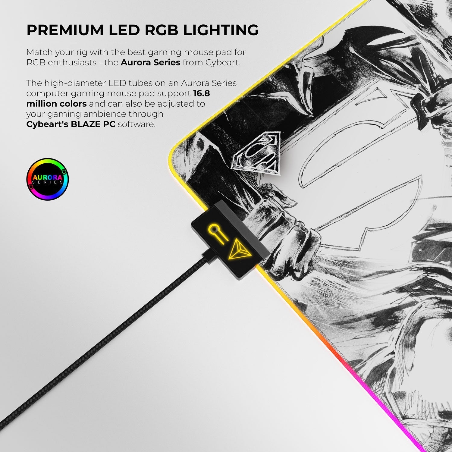 Superman Jim Lee Edition Gaming Mouse Pad 