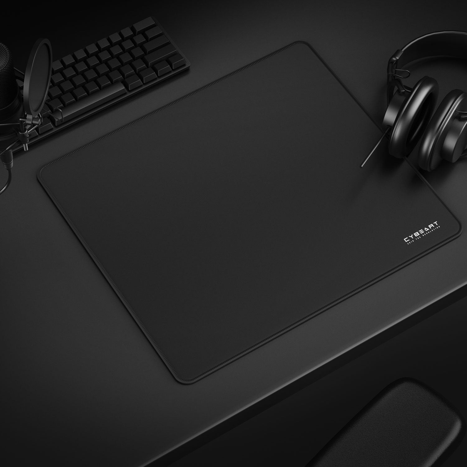 Ghost (Black) Gaming Mouse Pad 