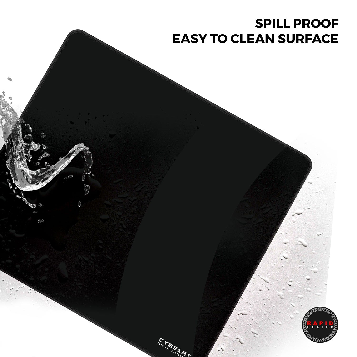 Ghost (Black) Gaming Mouse Pad 