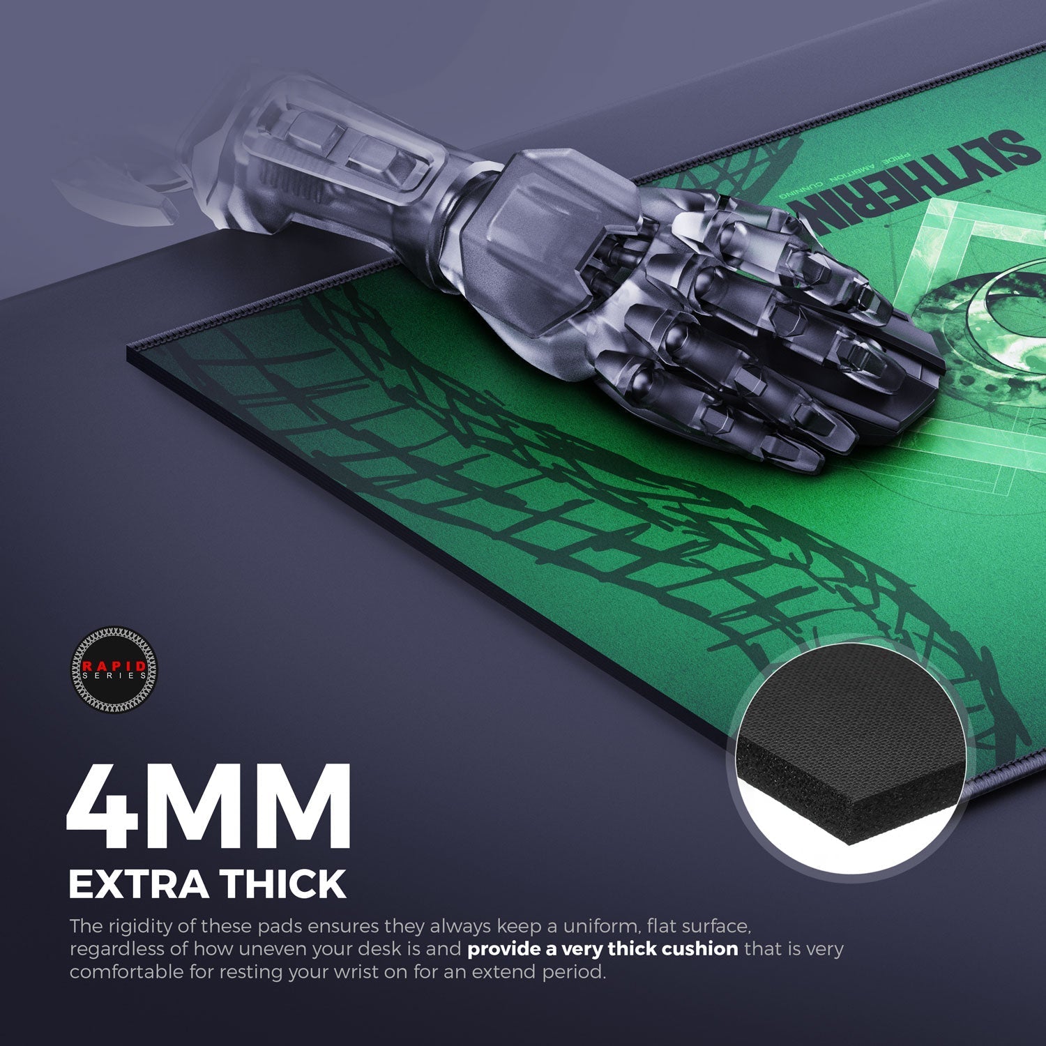 Slytherin Gaming Mouse Pad 