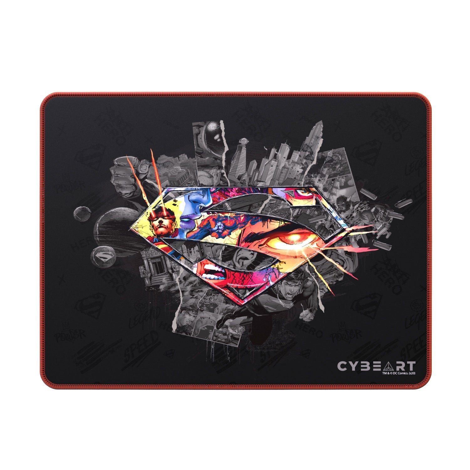 Superman Shield Emblem Gaming Mouse Pad 