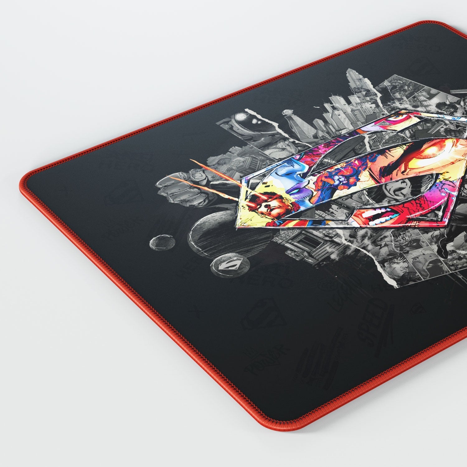 Superman Shield Emblem Gaming Mouse Pad 
