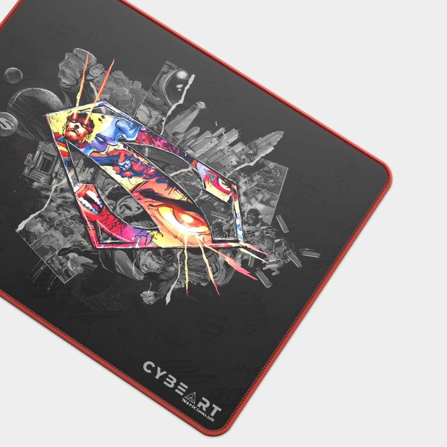 Superman Shield Emblem Gaming Mouse Pad 