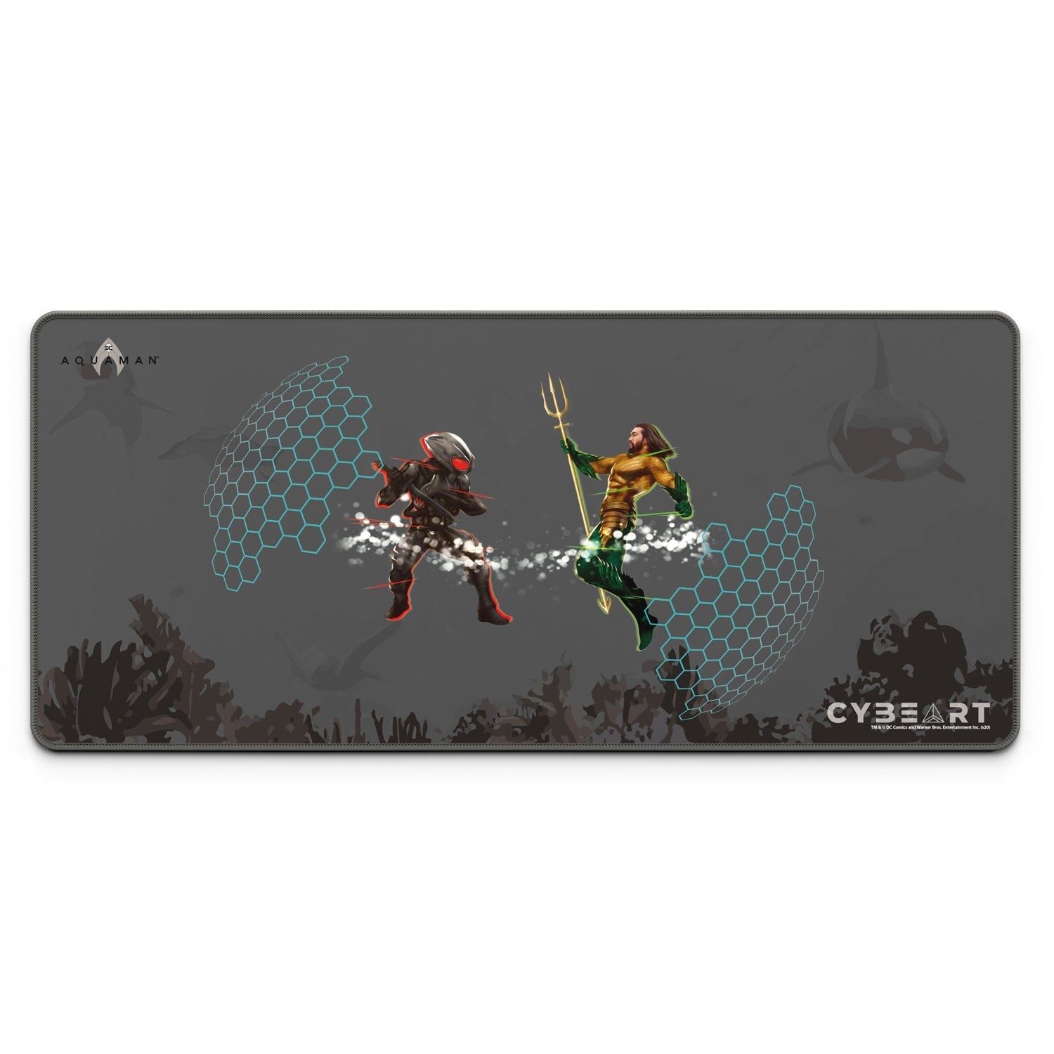Aquaman Vs. Black Manta Gaming Mouse Pad 