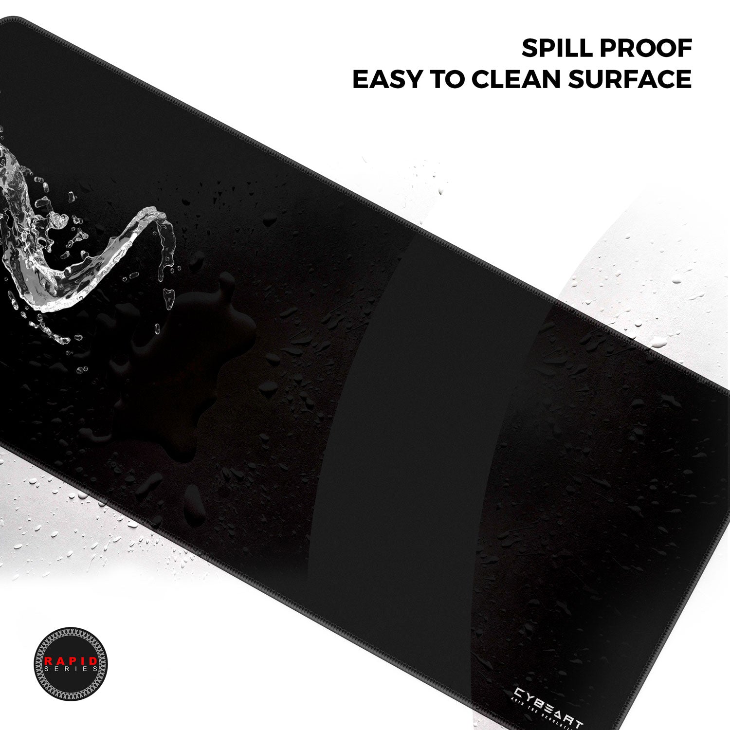 Ghost (Black) Gaming Mouse Pad 