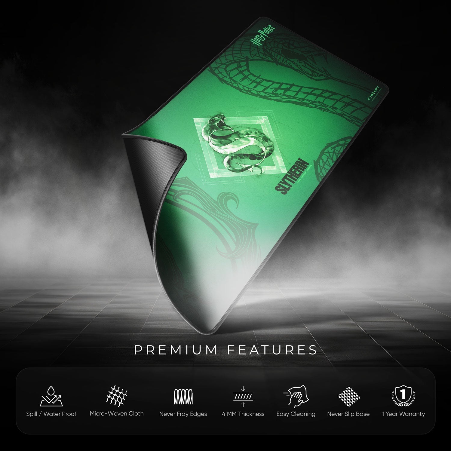 Slytherin Gaming Mouse Pad 