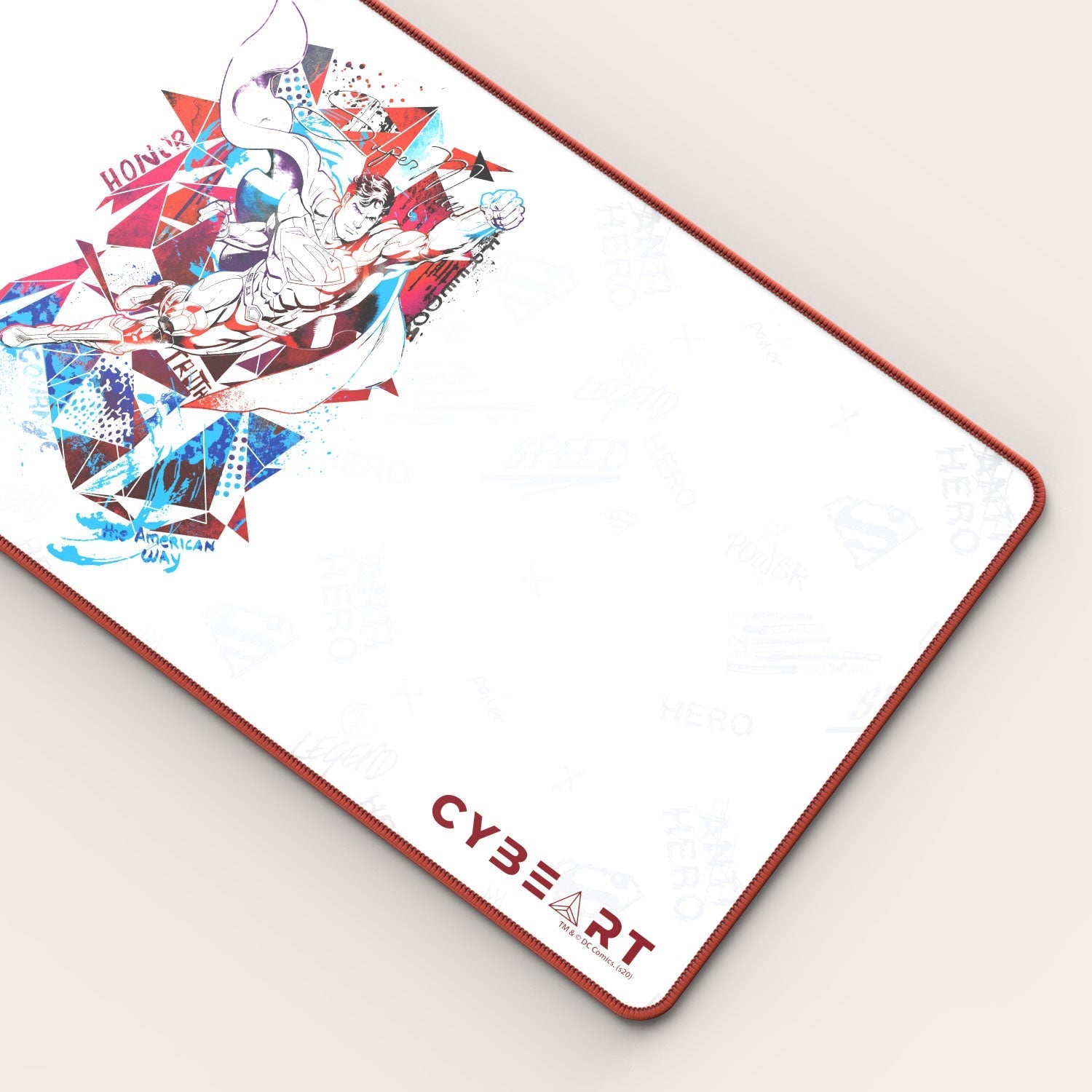 Superman - Truth Honor Courage Gaming Mouse Pad 