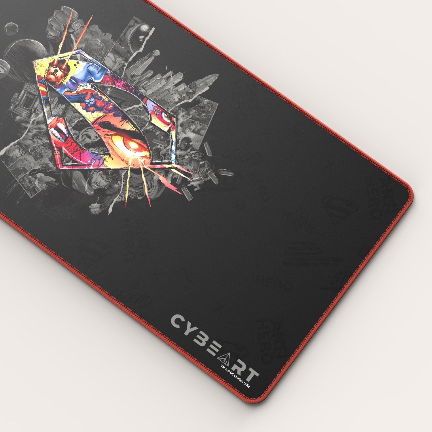 Superman Shield Emblem Gaming Mouse Pad 