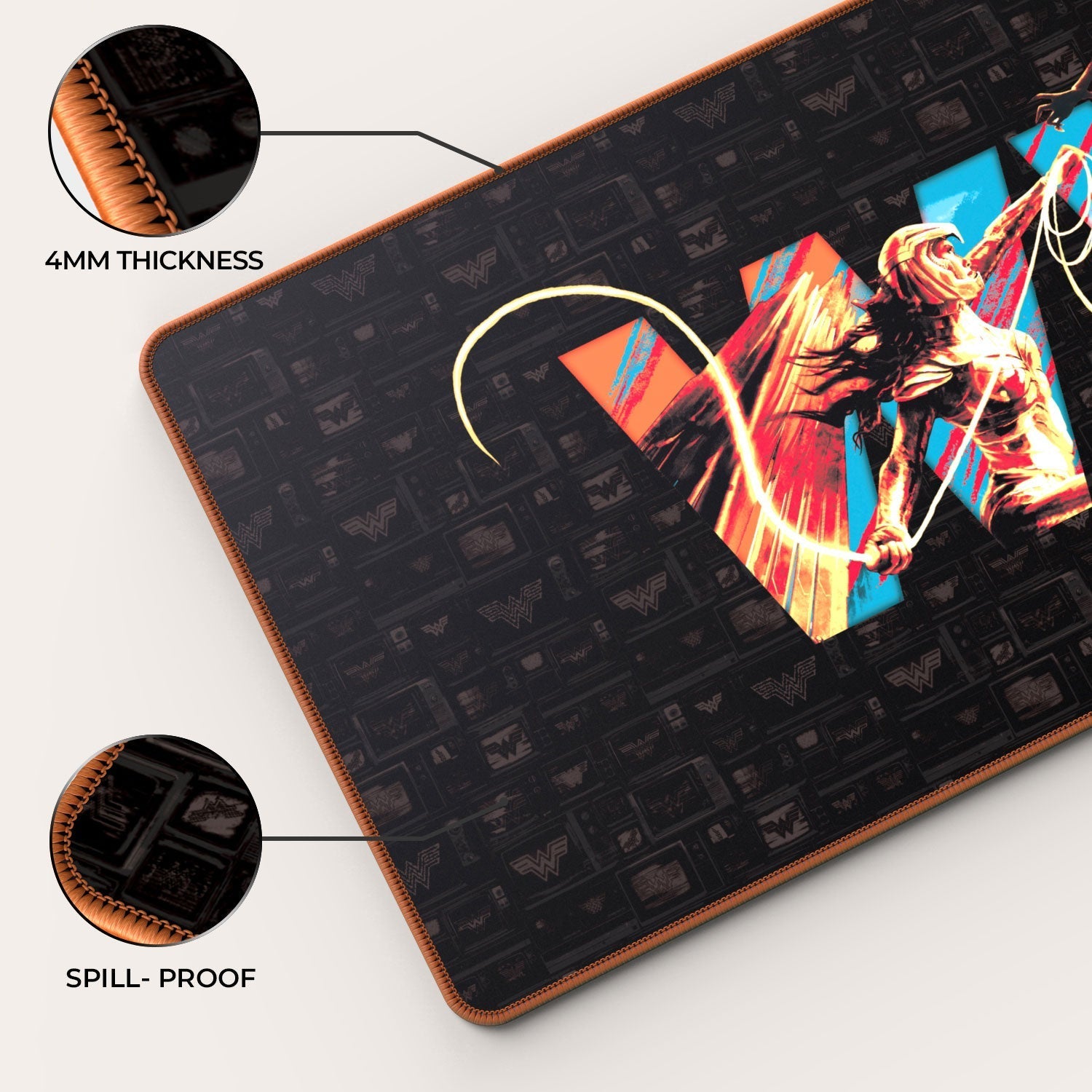 Wonder Woman Vs. Cheetah Gaming Mouse Pad 