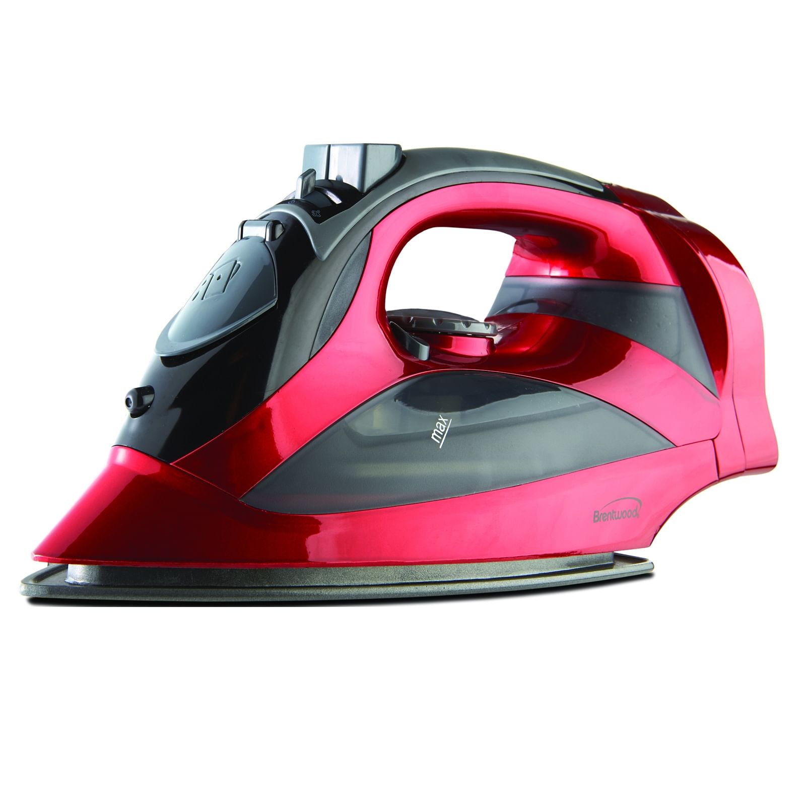 Brentwood Steam Iron With Retractable Cord - Red - Free Shipping 