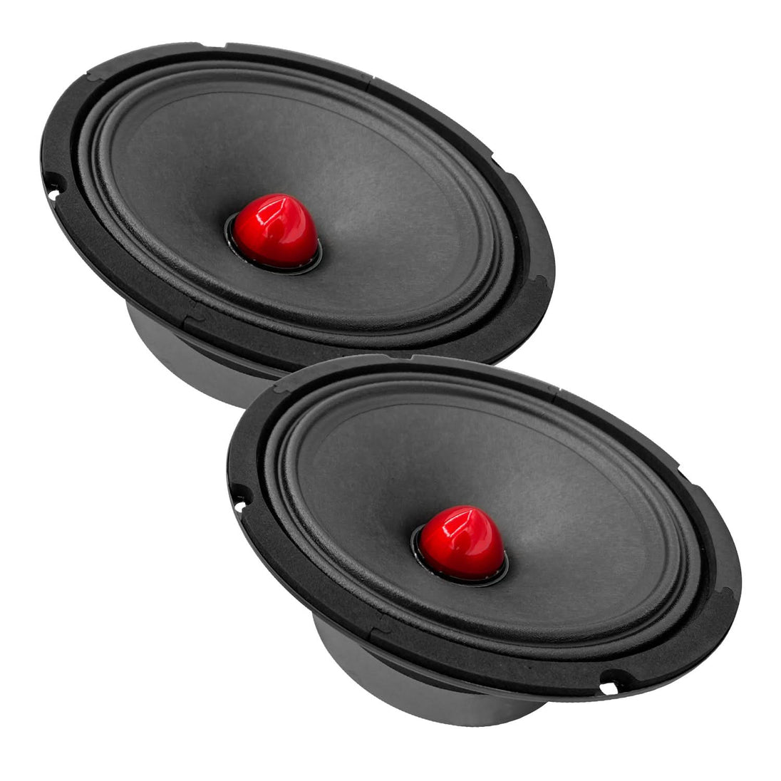 5Core 8 Inch Midrange Door Speaker 580W PMPO Subwoofer w Aluminum Bullet 8O Sub Woofer