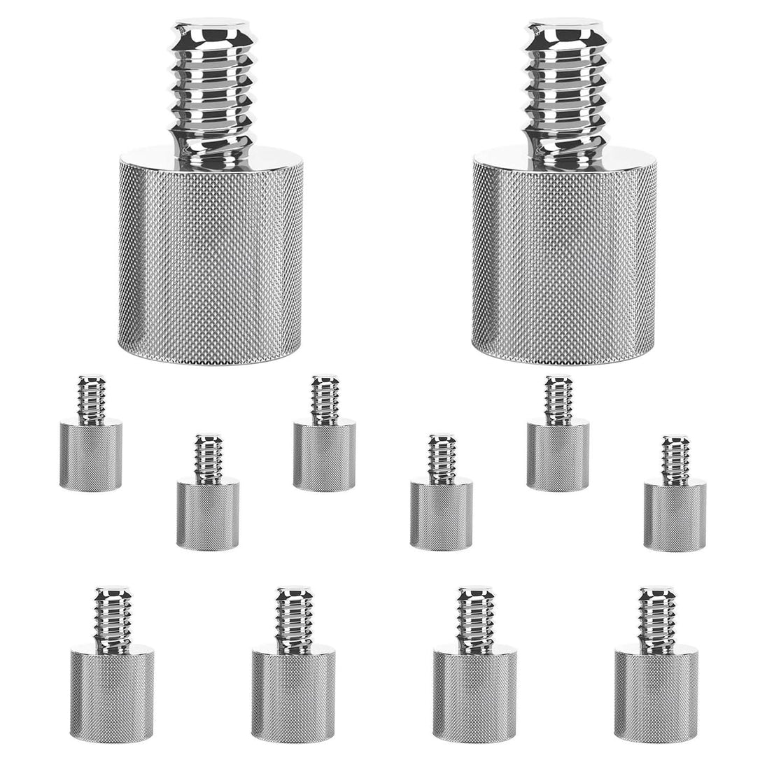 5 Core Mic Stand Adapter 12 Pieces 5/8 Female to 1/4 Inch Male Screw Thread Conversion Connector