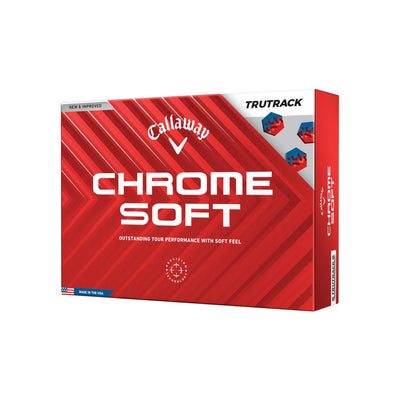 BALLE CALLAWAY CHROME SOFT 24 WHITE TRUTRACK 